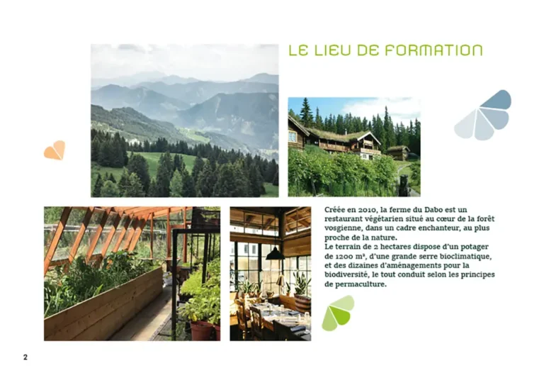 Brochure P2, Formation Permaculture, La Ferme Du Dabo, Valeriejeancrea7