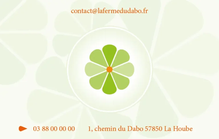 Carte De Visite Verso Formation Permaculture, La Ferme Du Dabo, Valeriejeancrea7